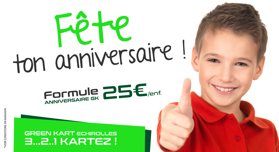 Anniversaire Green Kart Complexe Karting Indoor Echirolles Grenoble